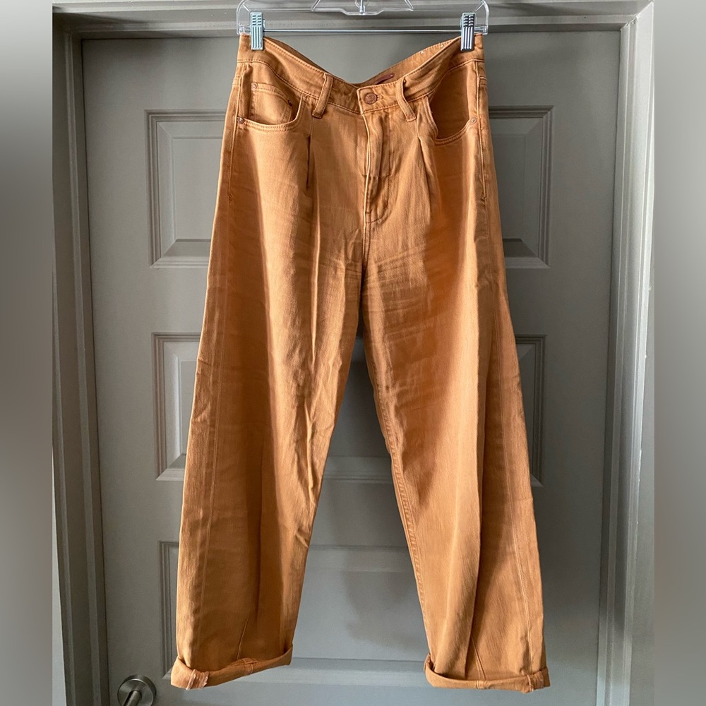 Pilcro by Anthropologie Orange Breaker Balloon Leg Jeans